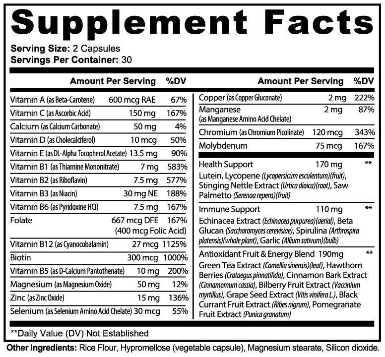 Rixvital Complete Multivitamin