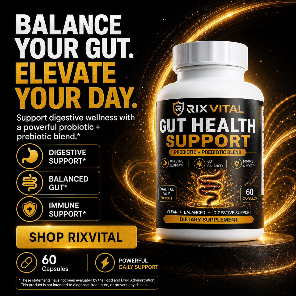 Rixvital Gut Health Support