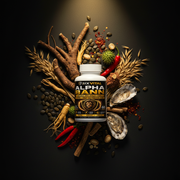Alpha Bann – Full Ingredient Flat Lay