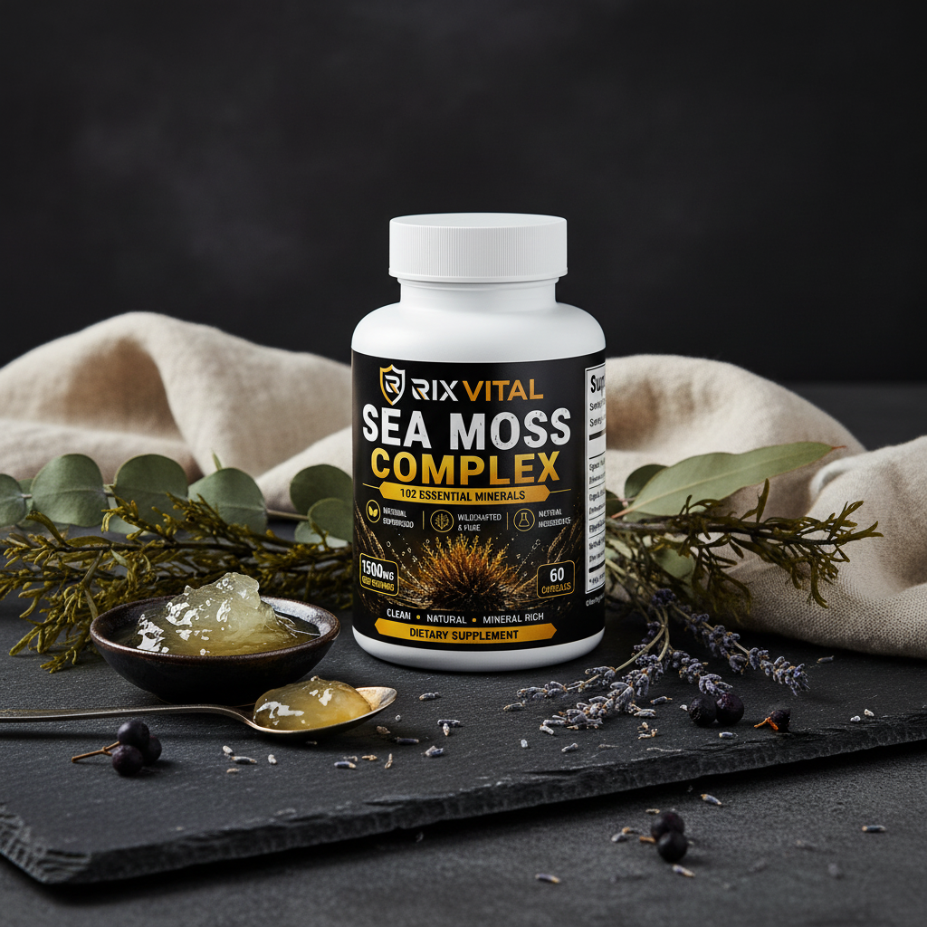 Sea Moss - Dark Moody Editorial