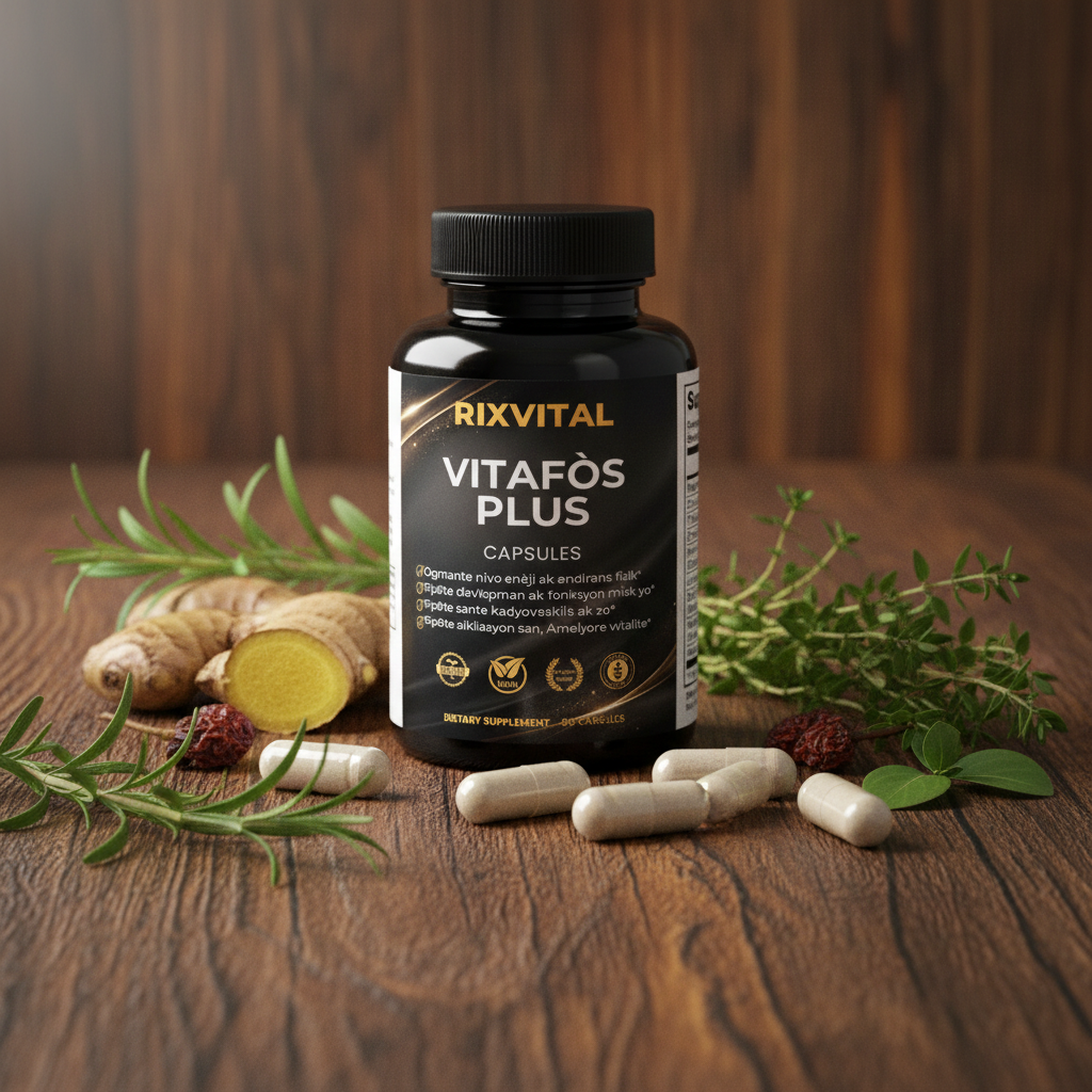 Wood Surface with Herbs